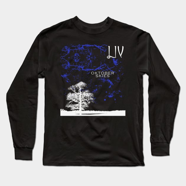 LIV Oktober Skies Blue Long Sleeve T-Shirt by Lumooncast